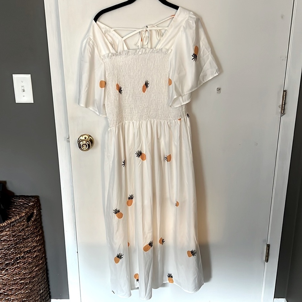Summer Dress with Pineapples